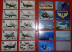 Colecionismo, 38 cartões telefônicos, aviões + Helicópteros, vários modelos de diferentes épocas, todos muitos interessantes!!!
