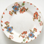 Imperial Ironstone Ware - Prato decorativo de coleção de porcelana inglesa, desenhos florais aprox. 17,5 cm de diâmetro