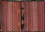 Bolsa para arreio de camelo em tapete oriental, medida total aprox. 117 x 78 cm  = 0,91 m²