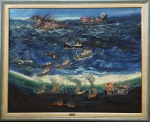 Guima - Marinha Surreal - óleo sobre tela - 60 x 73 cm - 1969