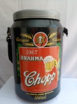 Cooler Cerveja Brahma Chopp, aprox. 50 x 37cm, material plástico rígido, com alça