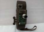 Câmera Filmadora Antiga, Manufatura Cinklox, Made U.s.a., 16mm Mod 3s, FUNCIONA À CORDA; aprox. 23 x 16 x 16cm