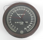 Medidor de pressão marca cruz de ferro U.S.A - New .York , da marinha naval usado nos submarinos Dec 30/40 - 46 cm de alt, 48 de larg, 9 de prof