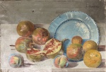Pedro ALEXANDRINO (1864-1942) - óleo s/ tela, medindo: 47 cm x 33 cm (precisa restauro)