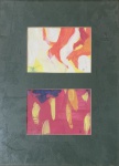 Jorge GUINLE FILHO (1947-1987) - díptico tecnica mista  s/ papel, medindo: cada 10 cm x 14 cm total 38 cm x 29 cm