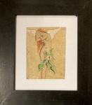 Ismael NERY (1900-1934) - tecnica mista s/ papel, medindo: 40 cm x 35 cm e 19 cm x 15 cm