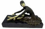 Dimitri CHIPARUS (Attrib.) (1886-1947) - linda escultura representando bailarina, medindo: 26x15 (todas as obras estrangeiras são considerados atribuídas automaticamente)