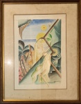Antonio Gonçalves GOMIDE (1895-1967) - aquarela s/ papel, medindo: 49 cm x 33 cm e 52 cm x 67 cm 
