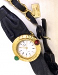 GV - Italia - relógio feminino, (ATENÇÃO: se desconhece a sua autenticidade e funcionamento) (todos os relógios será vendido completamente no estado)(Pertenceu ao maquiador da emissora de televisão)