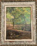 VICENTE LEITE (1900-1941) - óleo s/ madeira, medindo: 27 cm x 35 cm e 38 cm x 46 cm