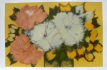 Chico Ferreira, Composição floral 3, gravura tiragem 178/195, medidas 70x100cm, assinada cid, sem moldura.