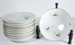 PORCELANA BRENNAND - 12 pratos fundos em porcelana. Med. 20 cm