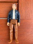 Antigo boneco Star Wars Han Solo fabricado em 1980.