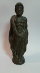 Humberto Cozzo - Figura, escultura em bronze patinado.18 cm.