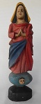 Z P S (Mestra Zefinha Paulina de Sousa) - Antiga Nossa Senhora da Conceição em madeira com policromia, medindo: 43 cm de altura. Peça assinada.