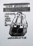João Pedro C. Neto -  Os sete sacramentos - Álbum com 7 Xilogravuras - Medidas - 33 x 23 cm