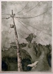 Jorge dos Anjos - Gravura em metal - Medidas 29 x 21 cm