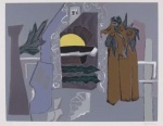 Fani Bracher - Gravura - série 14/130 - assinatura canto inferior direito - Medidas ex.: 70 x 100, in.: 60 x 77 cm