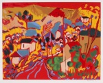 Luiz Evandro - Gravura - série 20/80 - Assinatura canto inferior direito - Medidas ex.: 70 x 100, in.: 61 x 76 cm.