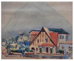 Aquarela sem assinatura - Medidas 23x27cm