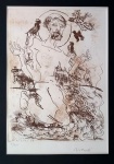 Bieleski - São Francisco - Gravura em metal - 59/200 - Acid - Medida 39 x 29 cm