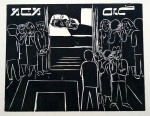 Lasar Segall - Xilogravura pós morte - Medidas 20 x 26 cm