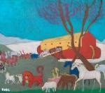 Fernando karl - Pintura sobre papel colada no cartão - Medidas 19 x 22 cm