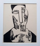 Lasar Segall - Xilogravura pós morte - Medidas 25 x 22 cm
