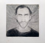 Assinatura não identificada - Gravura em metal - Medidas 20 x 20 cm