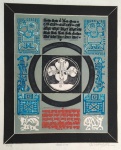 Artista não identificado - God Siva - Gravura edição 21/75 - Acid - Medidas 36 x 29 cm