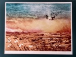 Elisabeth Hetzel - Gravura - Série 88/110 - Medidas 47 x 60 cm