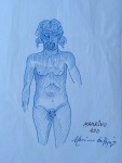 Maurino de Araújo - Desenho - Medidas 30 x 21 cm
