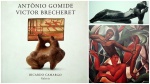 Antônio Gomide Victor Brecheret. O volume é referente à mostra comemorativa do 10 aniversário da galeria de arte de Maria do céu e Ricardo Camargo. Formato 21x21,5 cm, livro ricamente ilustrado, 40 páginas.