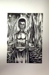 Gilberto Oliveira - Frutas do Mercado Modelo - Xilogravura - Sem assinatura - Medidas 40 x 27 cm
