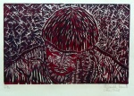 Hamilton Manente - Xilogravura - Acid - Medidas 29 x 37 cm