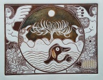 Mario de Andrade - x/50 - 1993 - Gravura em metal - Medidas 49 x 37 cm - 41 x 31 cm