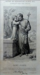 Gravura - Oeuvre de Réparation Saint Foy - Saint Joseph - Medidas 22 x 12 cm - Armação com Passepartout 40 x 30 cm