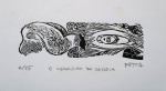 Rettamozzo  - O orgulho da Sereia - Gravura - Edição 6/15 - Medidas 14 x 23 cm