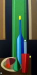 Roberto Mattar - Técnica Mista - Medidas 60 x 28 cm - Assinado