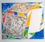 Saint Clair Cemin - "Cubo II" - Monotipia - Medidas 7 cm x 76 cm - acid