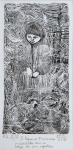 Denise Roman - O Pequeno Francisco Embevecido com a beleza de um repolho - Litogravura P.A. III/V - Medidas 30 x 15 cm - Assinado no cid - 2015
