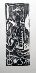 Adam Firnekaes - Promessa - Xilogravura - Sem assinatura - Medidas 40 x 27 cm