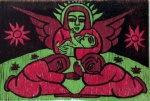 Raimundo de Oliveira - xilogravura do álbum pequena Bíblia - Medidas 26 x 37