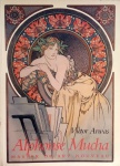 Alphonse Mucha Master of art nouveau - Livro ricamente ilustrado, medidas 29 x 22 cm, 80 páginas.