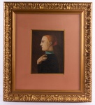 REYNALDO DA FONSECA - "Figura Feminina", O.S.T., assinado no canto superior esquerdo e datado em 1975. Med.: 18 x 23 cm.