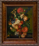 E. Castillo - Vaso com flores OST. Ass. CID . Med: 0,60 x 0,50 cm