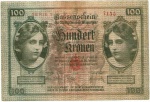 AV1312 - Notgeld - 100  Kronem - Weipert -  Austria (Bhoemia) - 1919 - Uniface - 16,7x11,2 cm - RAR0