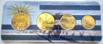 AV9977 - Série com 4 moedas - Série animais - Uruguai - Curiosidade