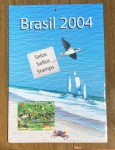 BRASIL ANO 2004 PLANO REAL CARTELA COMPLETA LACRADA - VALOR DE MERCADO 250,00