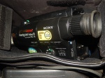 Câmera filmadora Sony. (sem funcionamento)